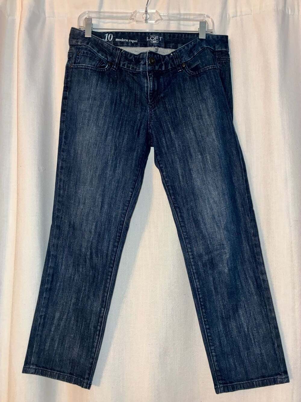 Ann Taylor Loft Modern Capri Jeans Size 10